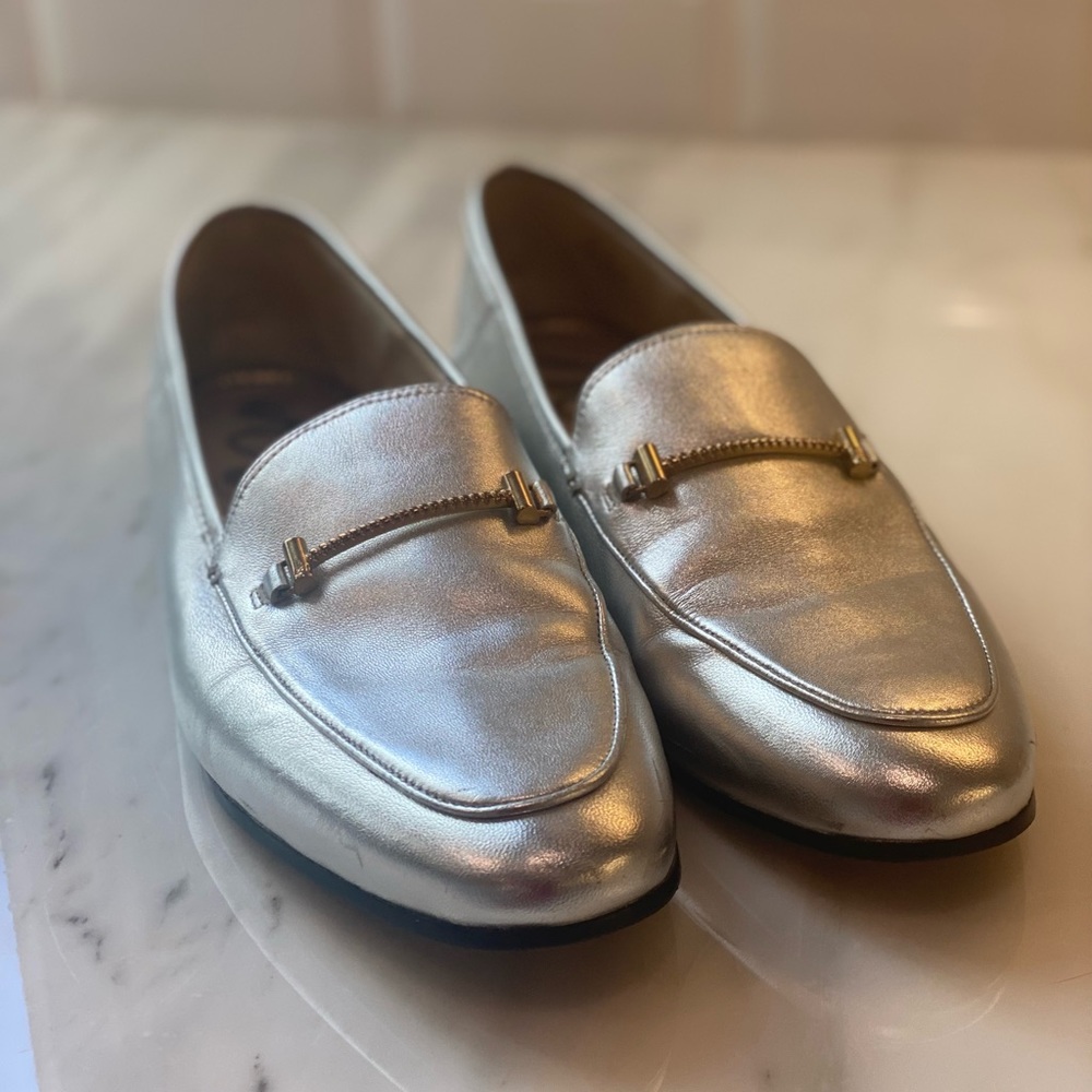 Women’s Sam Edelman Lorraine Loafers in Silver US 10